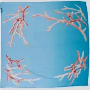 Oscar de la Renta silk chiffon scarf